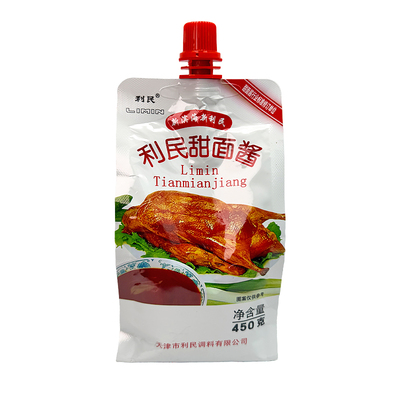 天津利民烤鸭酱炸酱甜面酱450g