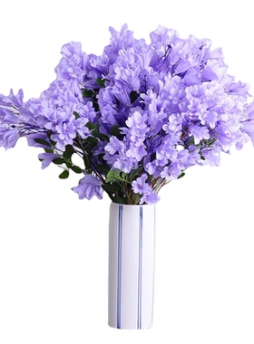 单支婚庆仿真绢花卉蓝花楹豌豆花