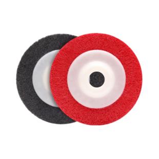 尼龙轮100型角磨机纤维抛光轮9P除锈拉丝木工石材金属不锈钢打磨