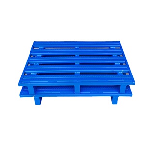 钢制叉车托盘四面进叉仓储物流垫板防潮板卡板工业金属标准铁托盘