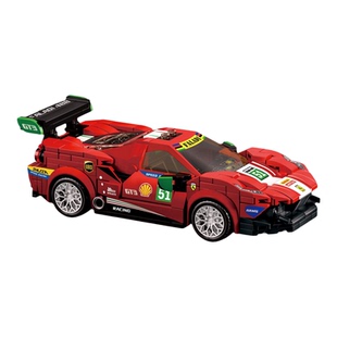 中国积木超帅模拼装模型城市赛跑车小颗粒男孩益智玩具男女孩礼物