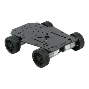 R1系列智能小车底盘三轮四驱动310编码器电机电赛车宽度小于15cm