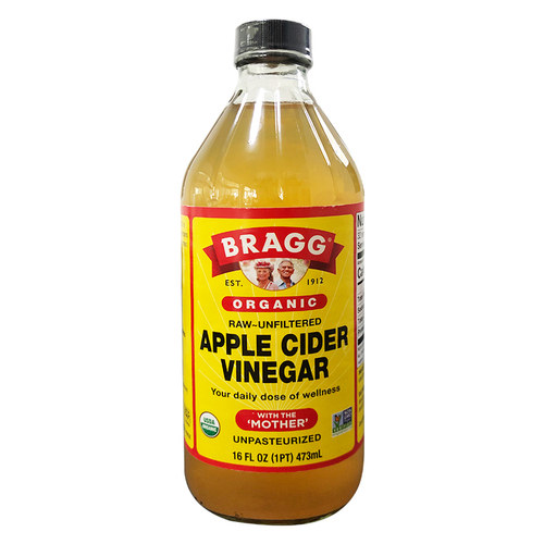 Bragg美国原浆纯苹果醋无糖0脂0热量健身生酮浓缩发酵果醋饮料