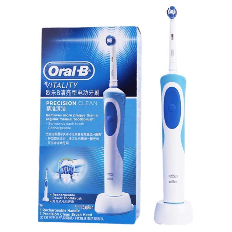 德国博朗OralB欧乐B电动牙刷成人软毛美白感应充电旋转式D12/D100