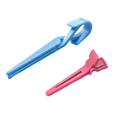 烫发定位夹美发定位烫夹子皮卡路交叉夹理发店纹理烫工具冷烫杠子