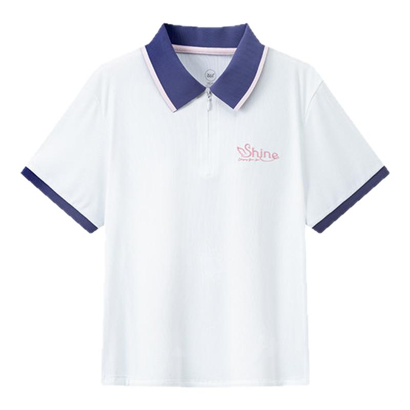 361°儿童学院风撞色POLO衫