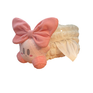 车载纸巾盒汽车内挂式星之卡比可爱车上用收纳抽纸盒高级感装饰品