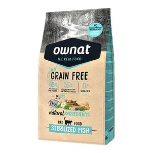 OWNAT西班牙进口无谷均衡海鱼配方绝育猫粮高蛋白全价通用猫猫粮