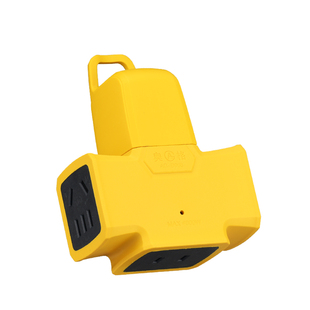 奥格3插位10孔带灯可挂无线插座大功率纯铜16A接线板工程地拖插排