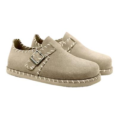 防泼溅进口牛反绒手工勃肯鞋