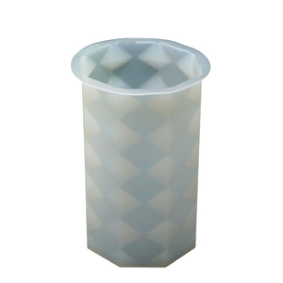 香薰蜡烛硅胶模具柱状条纹水晶滴胶石膏圆柱手工自制diy制作材料