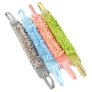 搓澡毛巾洗澡搓背条神器刷后背专用浴花二合一沐浴球长条