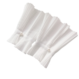 假袖子女假袖口装饰袖头假手袖子拼接风琴百褶手套半截短接袖秋冬