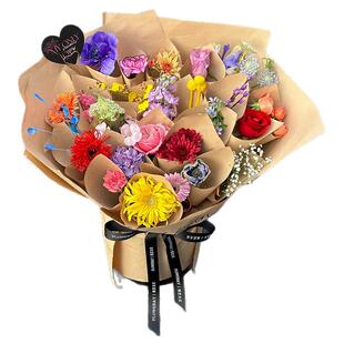 一岁一花花束母亲节生日成人礼物杭州武汉厦门鲜花速递同城配送店