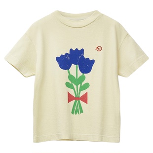 3件5折Little家现货英国Wynken SS25春夏儿童中性款短袖T恤短包包