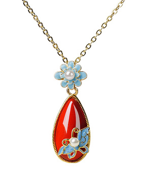 宫里上新天然正品朱砂项链