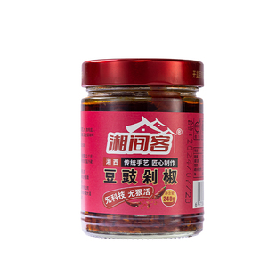 湘间客豆豉剁椒酱风味辣椒酱下饭菜香辣湖南湘西佐料调味酱拌饭酱