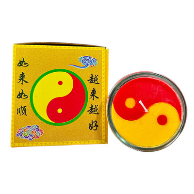 道家无烟蜡烛灯7天太极八宝无味