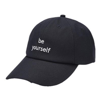 “beyourself”刺绣棒球帽