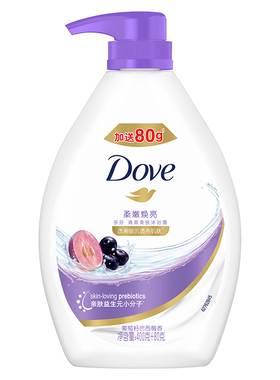 多芬沐浴露净透醒肤480g