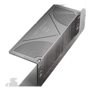 方管折圆尺方钢折90度圆弧角画线尺方管变直角圆弧多功能划线神器