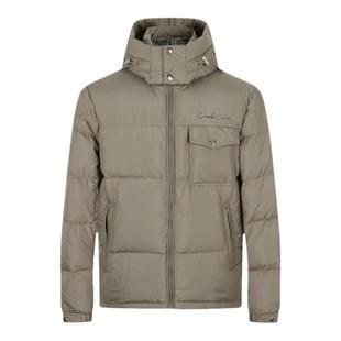 Cavalli Class卡沃利加厚连帽羽绒服男士冬季可脱卸帽休闲外套