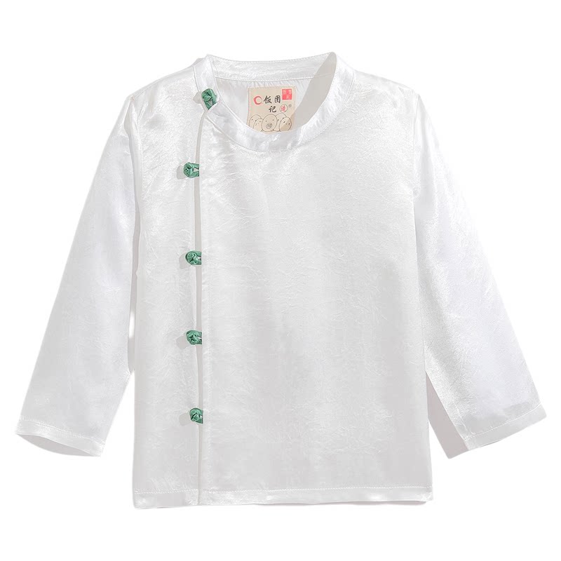 高端醋酸儿童汉服男童2026新款秋季女童新中式日常可穿国风服装