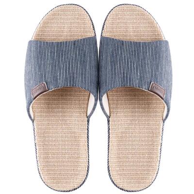 远港大码男士亚麻拖鞋