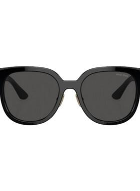 miu miu 缪缪男女款太阳镜轻奢低调遮阳镜墨镜银泰百货精品300211