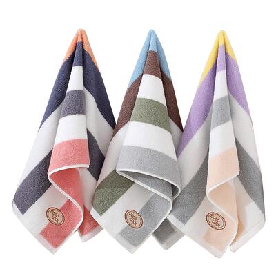 洁丽雅家用柔软吸水加厚洗脸巾