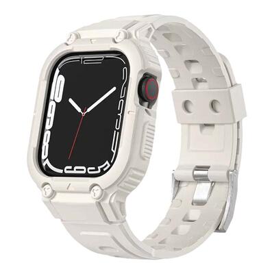 适用iwatch装甲款一体表带