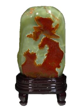 天然阿富汗玉石头客厅办公室摆件