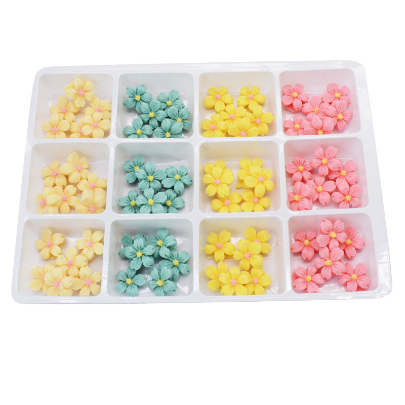 彩色樱花蛋糕装饰巧克力成品花