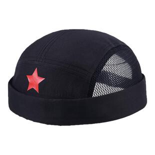 速干瓜皮帽夏季男士薄款日系雅痞帽透气网帽女韩版地主帽ins风潮