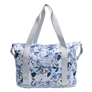 旅行包可上飞机20×30×40高颜值2025新款大容量印花手提旅行袋女