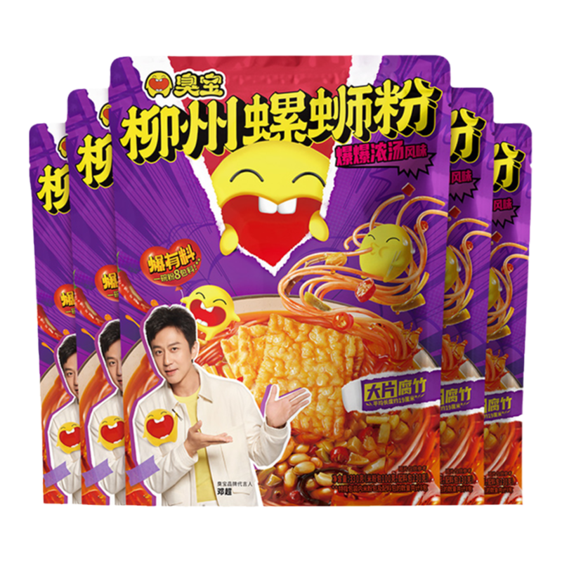 臭宝柳州螺蛳粉大片腐竹330g/袋