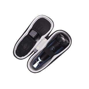 适用飞科三刀头剃须刀收纳包FS907/FS923/FS915/FS339/FS389/FS367等胡须刀便携保护套黑色防震旅行盒手提包