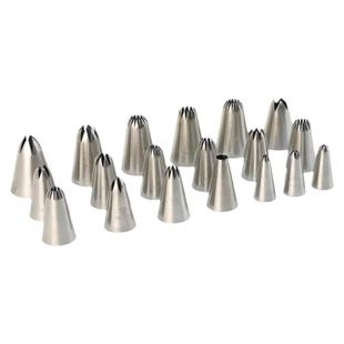 三能裱花嘴5 6 8 10 12 14 16 18 20 齿大中小号溶豆曲奇玫瑰泡芙