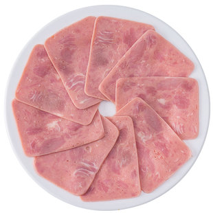 旭日低脂火腿片切片三明治手抓饼即食烘焙早餐方火腿片午餐肉商用