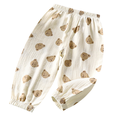 豫童家长裤纯棉灯笼裤无骨工艺