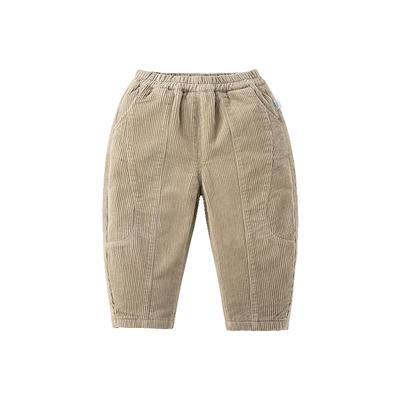 齐齐熊宝宝耐磨保暖灯芯绒裤子