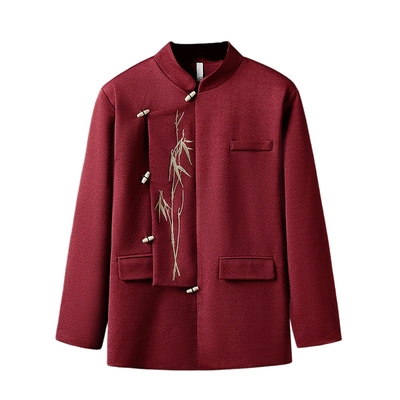 休闲西服新中式国风中山装