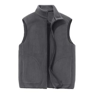 GV真维斯外穿摇粒绒马甲男款秋冬保暖加绒加厚男女同款坎肩背心B