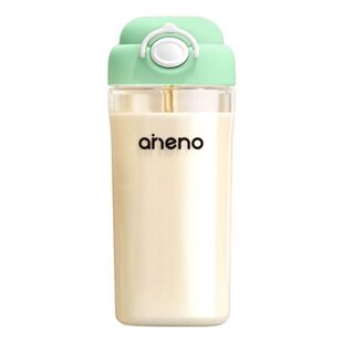 恩尼诺PPSU儿童吸管水杯上学专用带刻度喝奶家用杯幼儿园背带A211