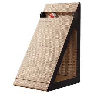 立式猫抓板耐磨不掉屑耐抓瓦楞纸猫爪板防猫抓沙发磨爪器猫咪用品