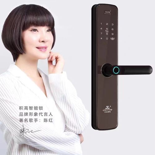 轻奢半导体半自动指纹密码锁室内防盗门锁一握开智能锁远程解锁