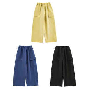 幼悠童装男童美式工装裤春春秋2026新款防水耐磨宽松透气儿童长裤