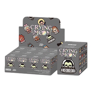 泡泡玛特CRYBABY哭娃出走的月亮坐坐系列手办迷你公仔盲盒摆件萌