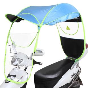 电动摩托车挡雨棚篷蓬新款防晒防雨遮阳伞电瓶挡风罩加厚雨伞车棚