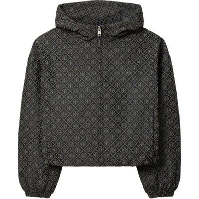 TORY BURCH 汤丽柏琦 T MONOGRAM 提花连帽外套151717